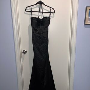 BCBG Elegant Black Evening Gown